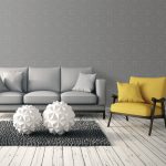 modern interior room with a beautiful furniture